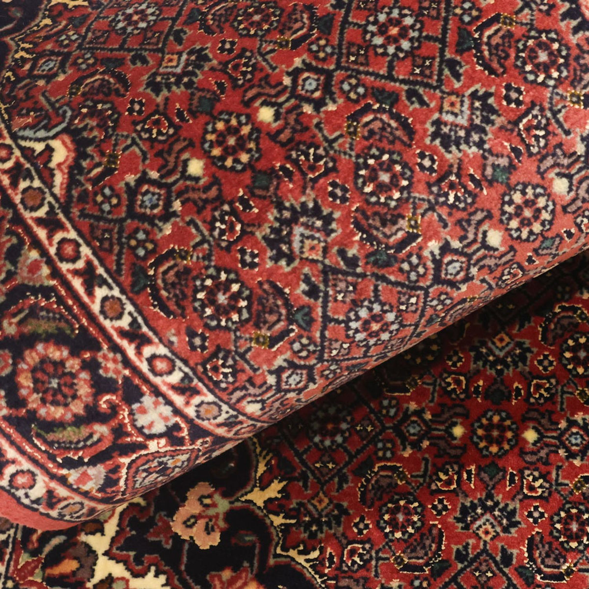 Tapis persan - Bidjar - 135 x 71 cm - rouille