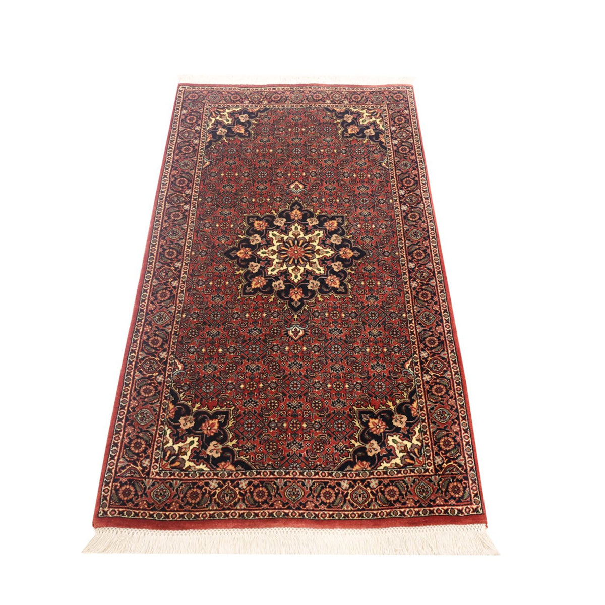 Tapis persan - Bidjar - 135 x 71 cm - rouille