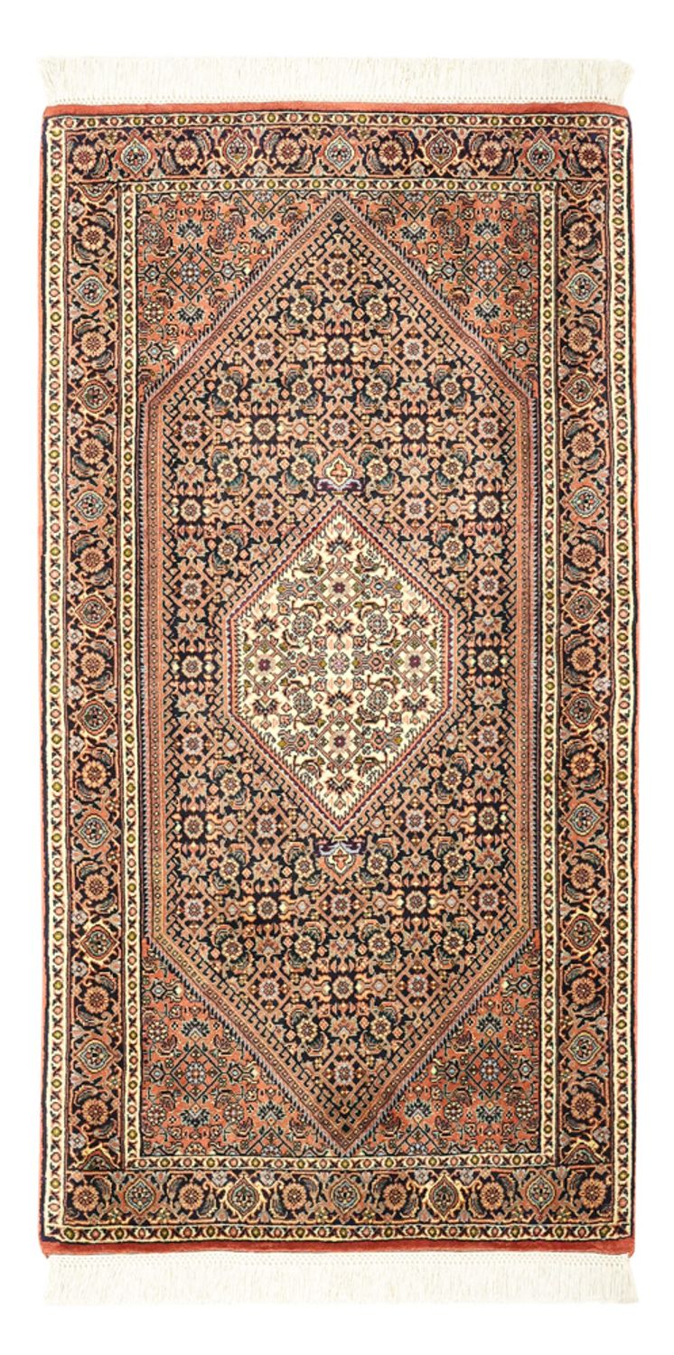 Tapis persan - Bidjar - 134 x 70 cm - beige foncé