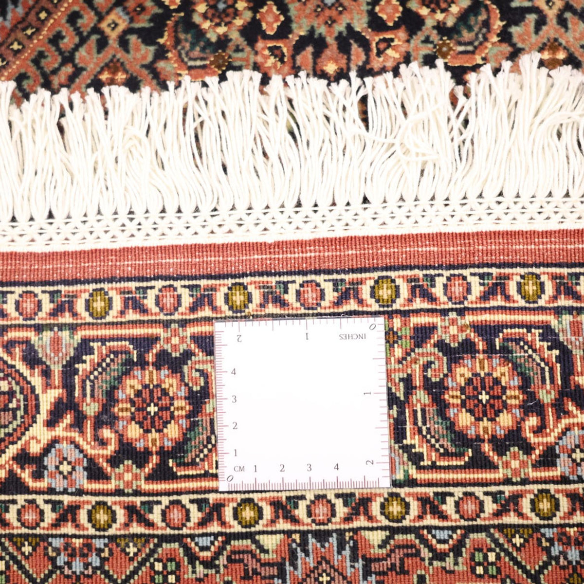 Tapis persan - Bidjar - 134 x 70 cm - beige foncé