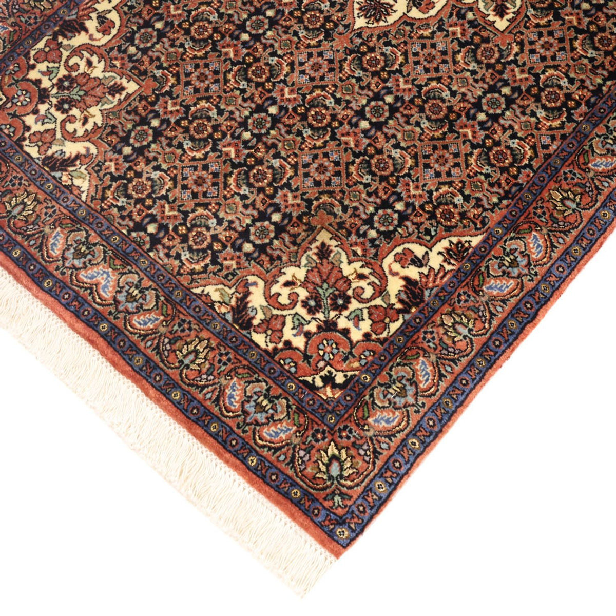 Tapis persan - Bidjar - 138 x 72 cm - beige foncé