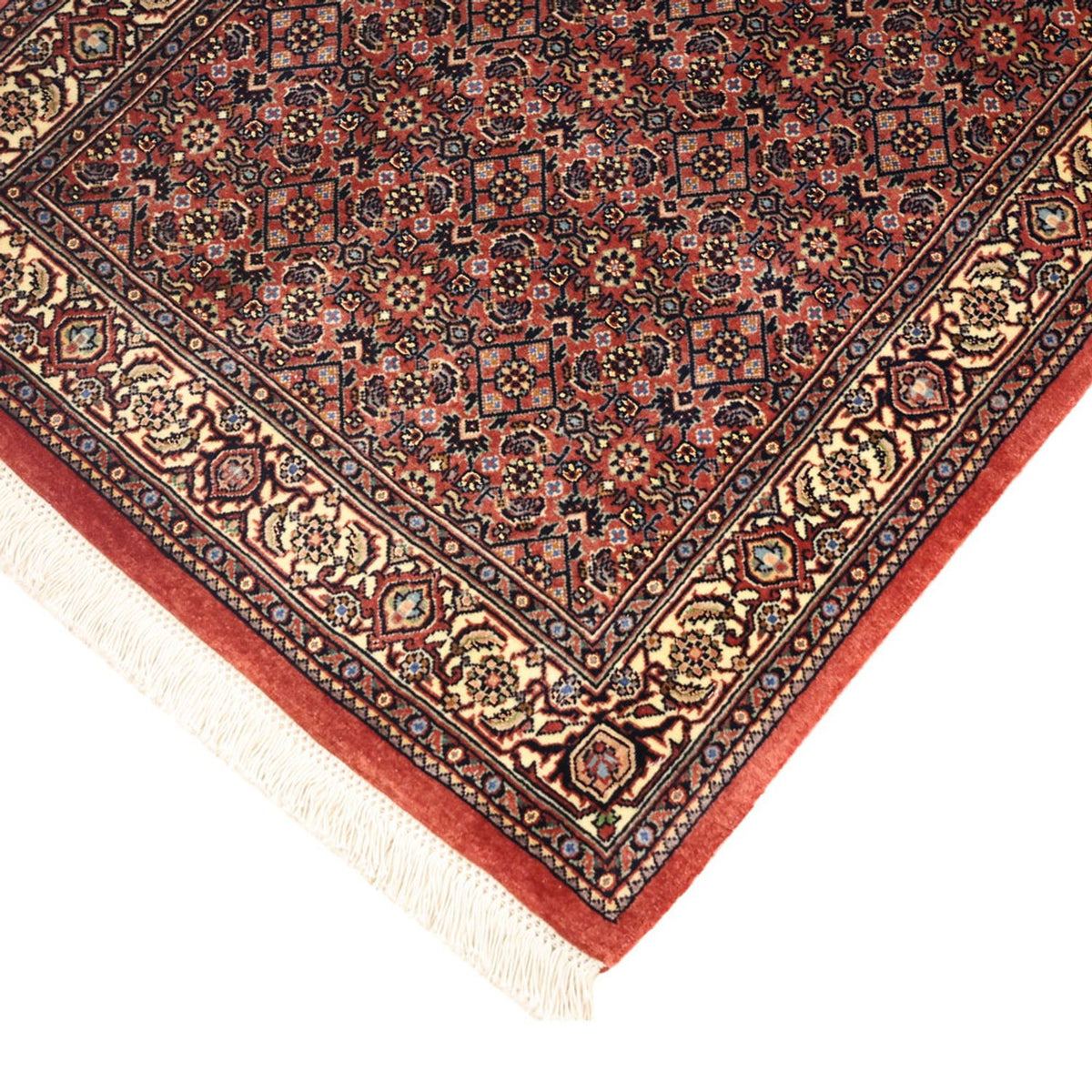 Tapis persan - Bidjar - 141 x 70 cm - rouille