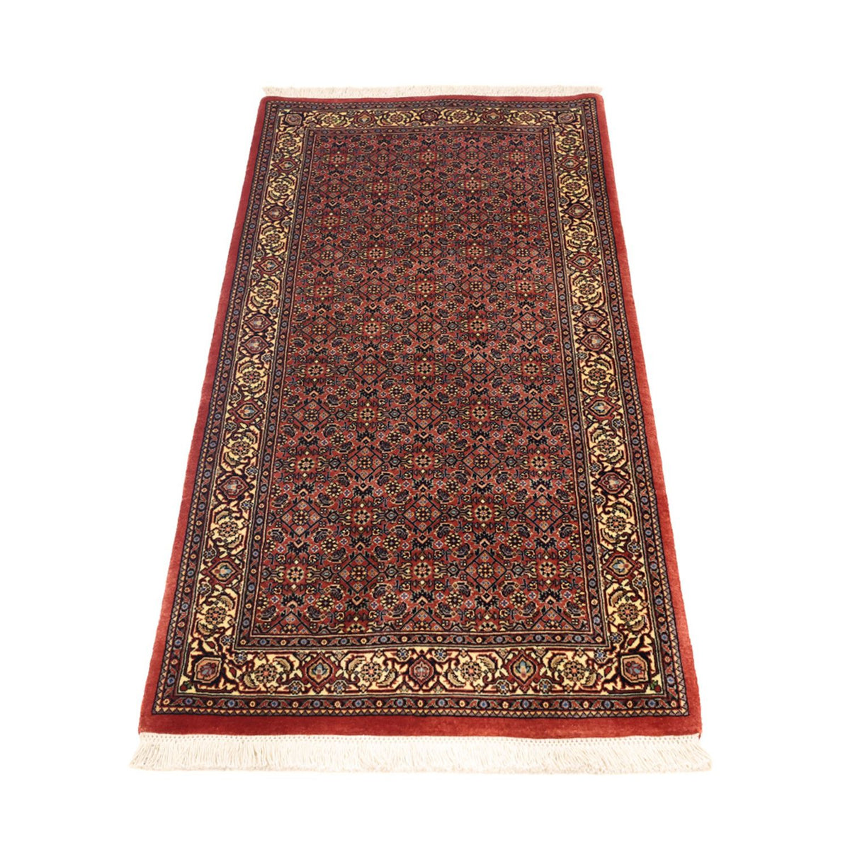 Tapis persan - Bidjar - 141 x 70 cm - rouille