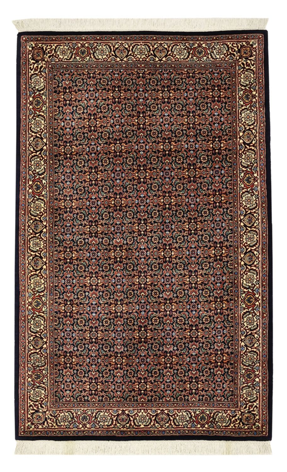 Tapis persan - Bidjar - 146 x 90 cm - beige foncé