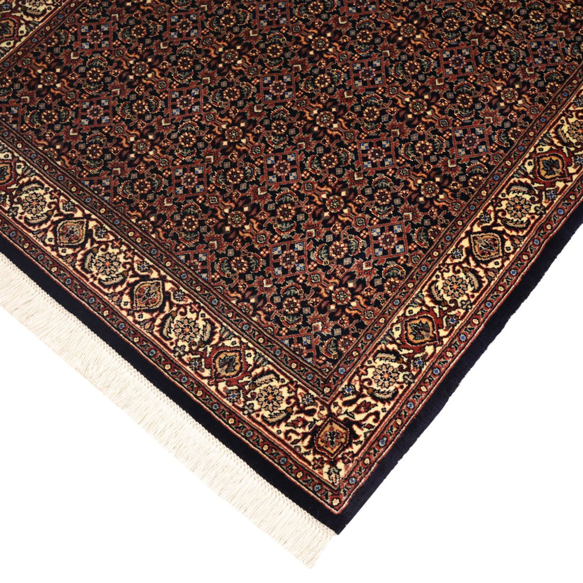 Tapis persan - Bidjar - 146 x 90 cm - beige foncé