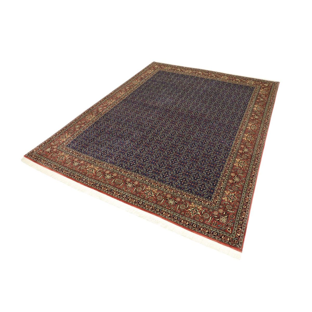 Tapis persan - Bidjar - Royal - 319 x 256 cm - bleu foncé