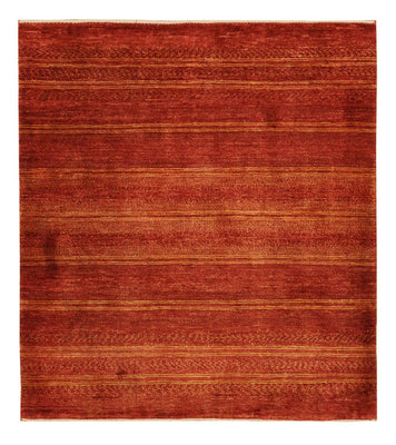 Tapis Gabbeh - Persan Kashkuli - 116 x 99 cm - rouge foncé