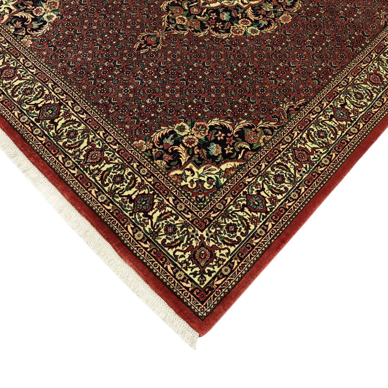 Tapis persan - Bidjar - Royal - 194 x 153 cm - rouge foncé