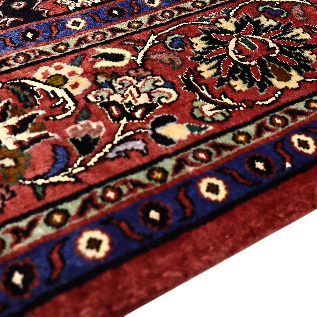 Tapis persan - Bidjar - Royal - 212 x 130 cm - bleu foncé