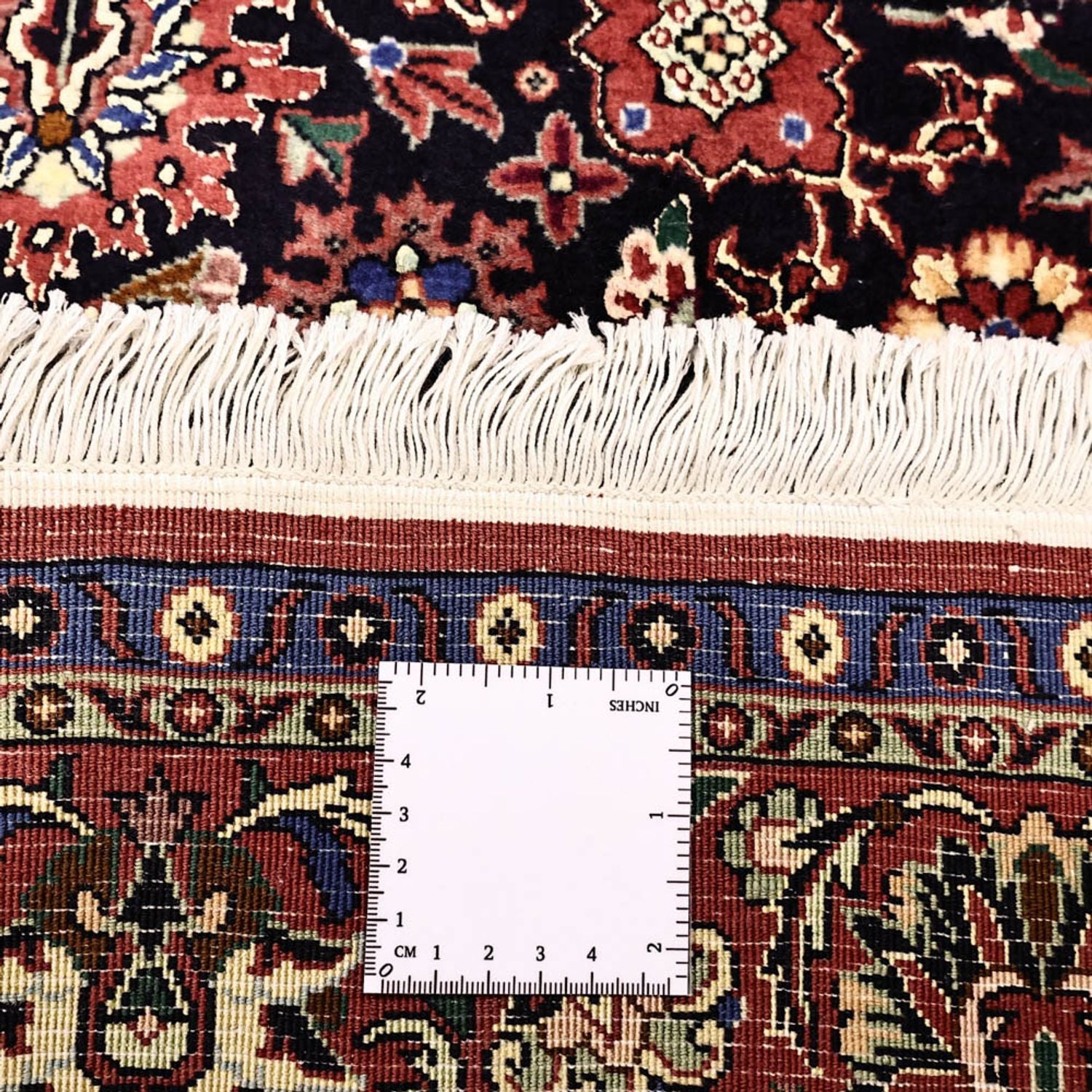 Tapis persan - Bidjar - Royal - 212 x 130 cm - bleu foncé