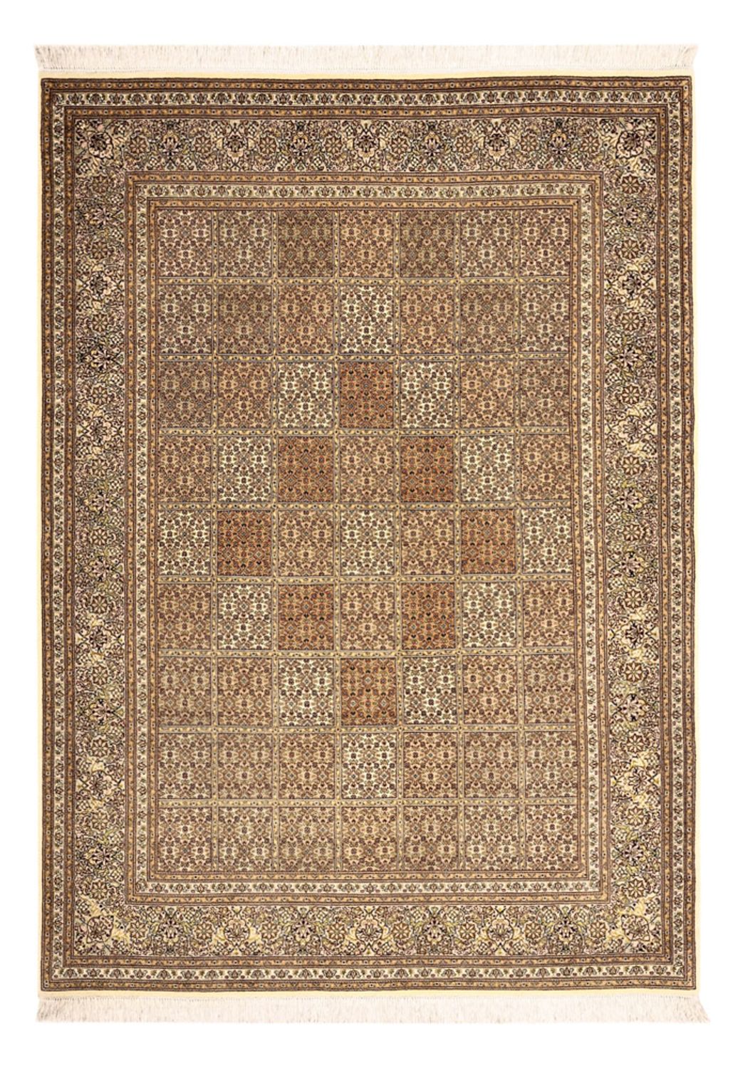 Tapis persan - Tabriz - Royal - 208 x 149 cm - beige foncé