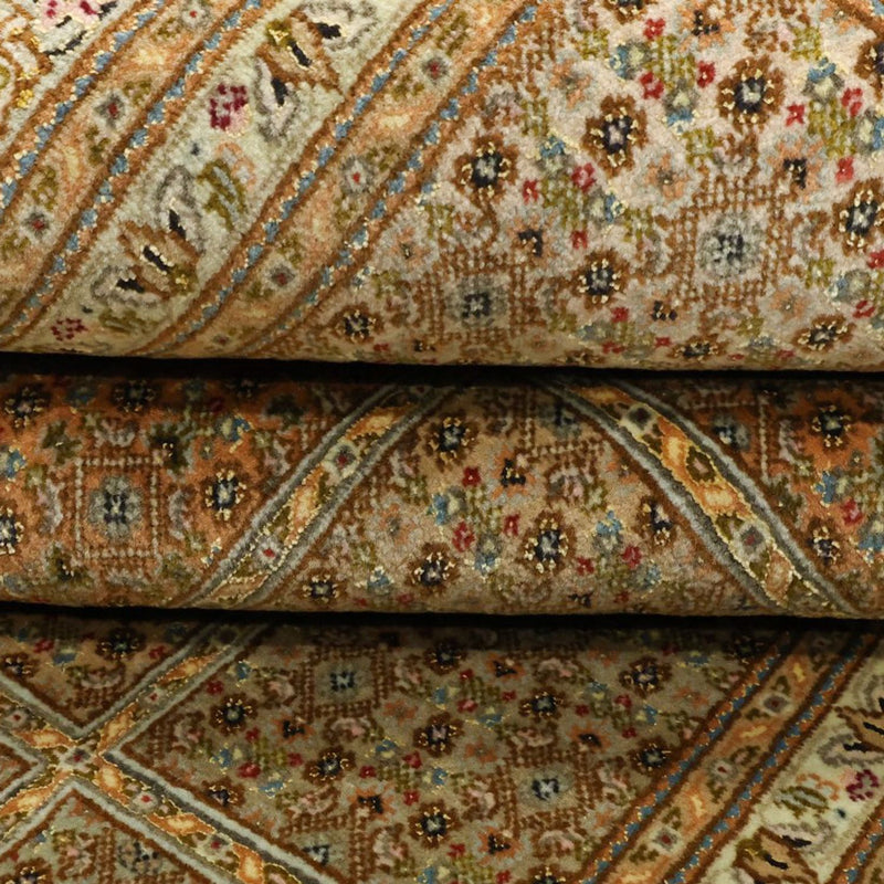 Tapis persan - Tabriz - Royal - 208 x 149 cm - beige foncé