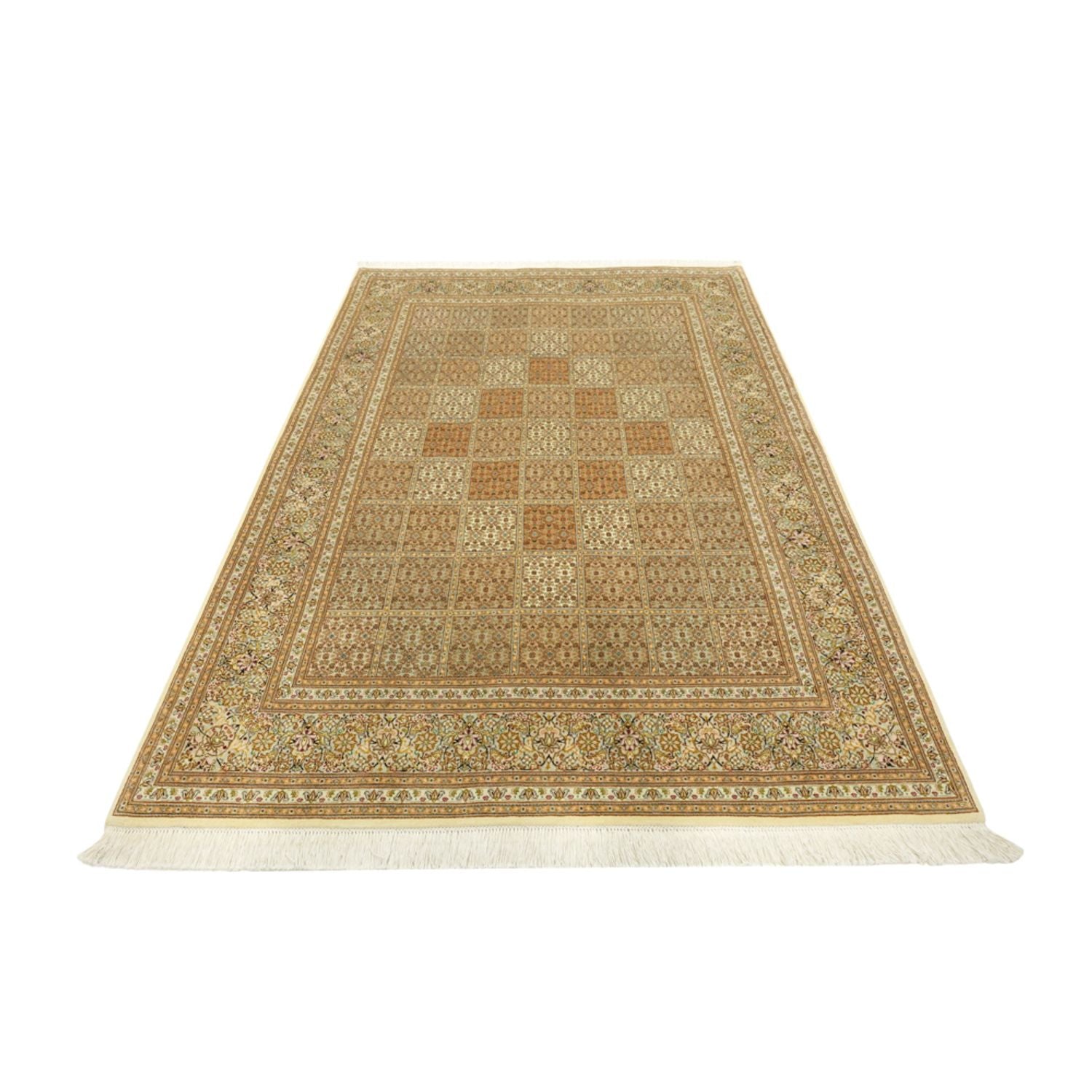 Tapis persan - Tabriz - Royal - 208 x 149 cm - beige foncé