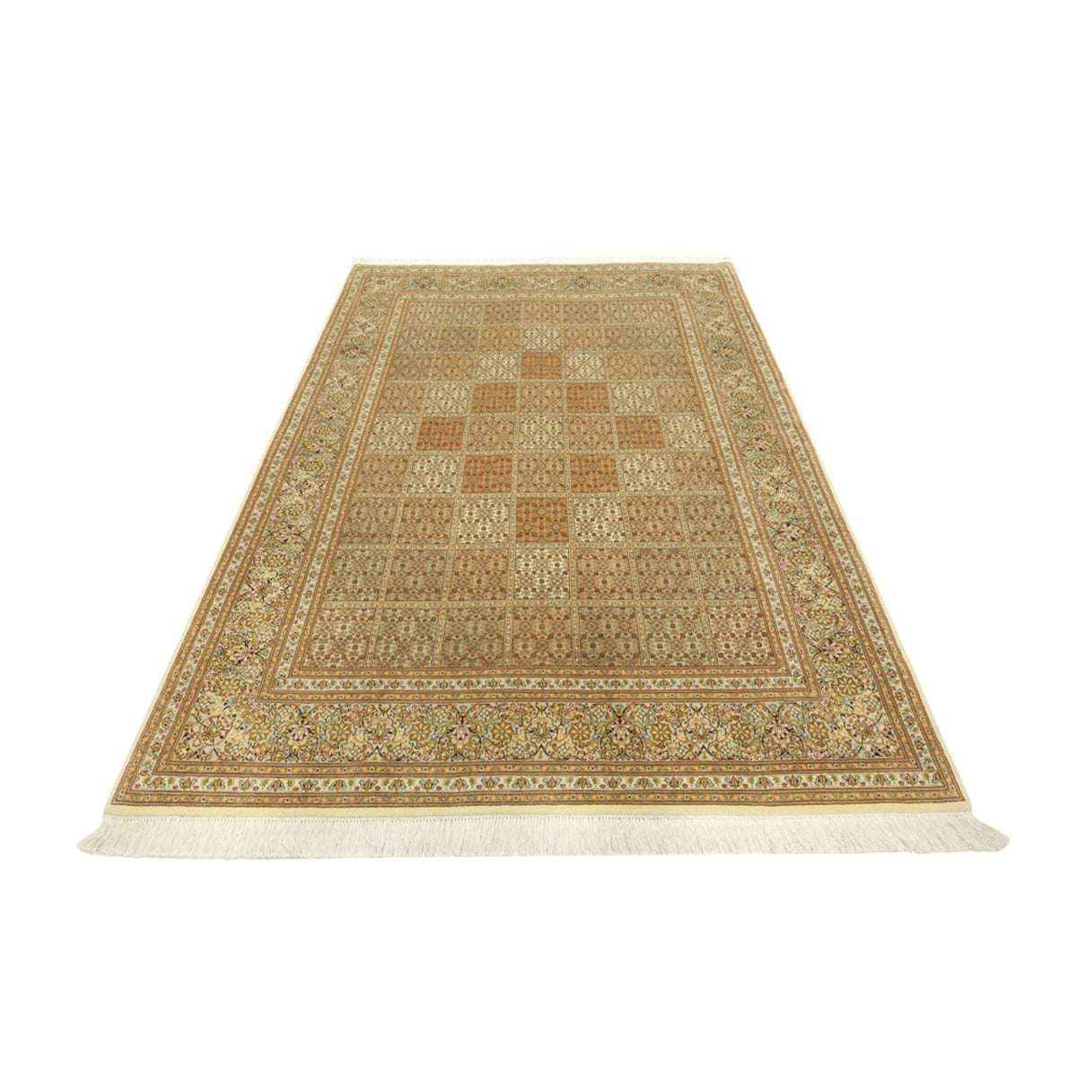 Tapis persan - Tabriz - Royal - 208 x 149 cm - beige foncé