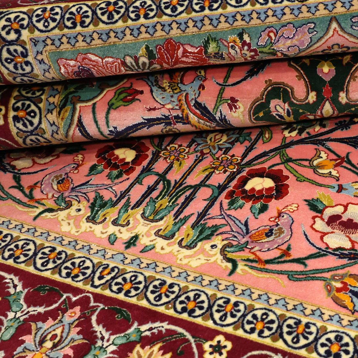 Tapis persan - Isfahan - Premium - 161 x 109 cm - multicolore