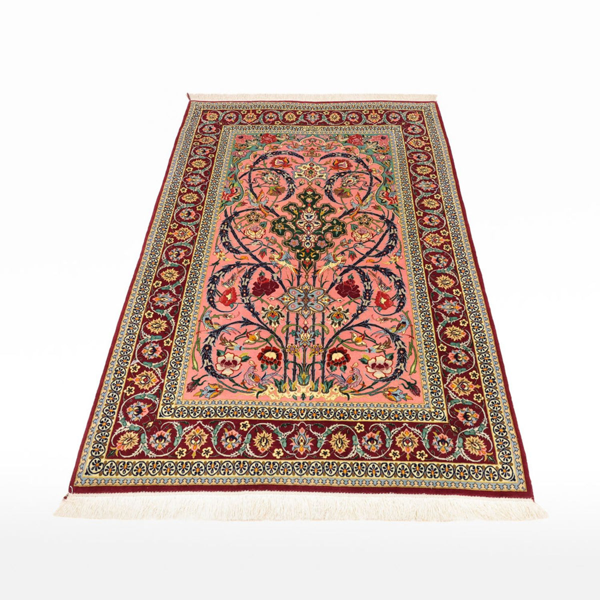 Tapis persan - Isfahan - Premium - 161 x 109 cm - multicolore