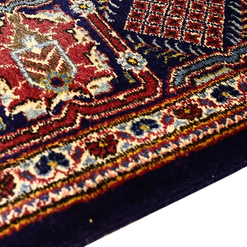 Tapis persan - Keshan - 211 x 143 cm - bleu foncé