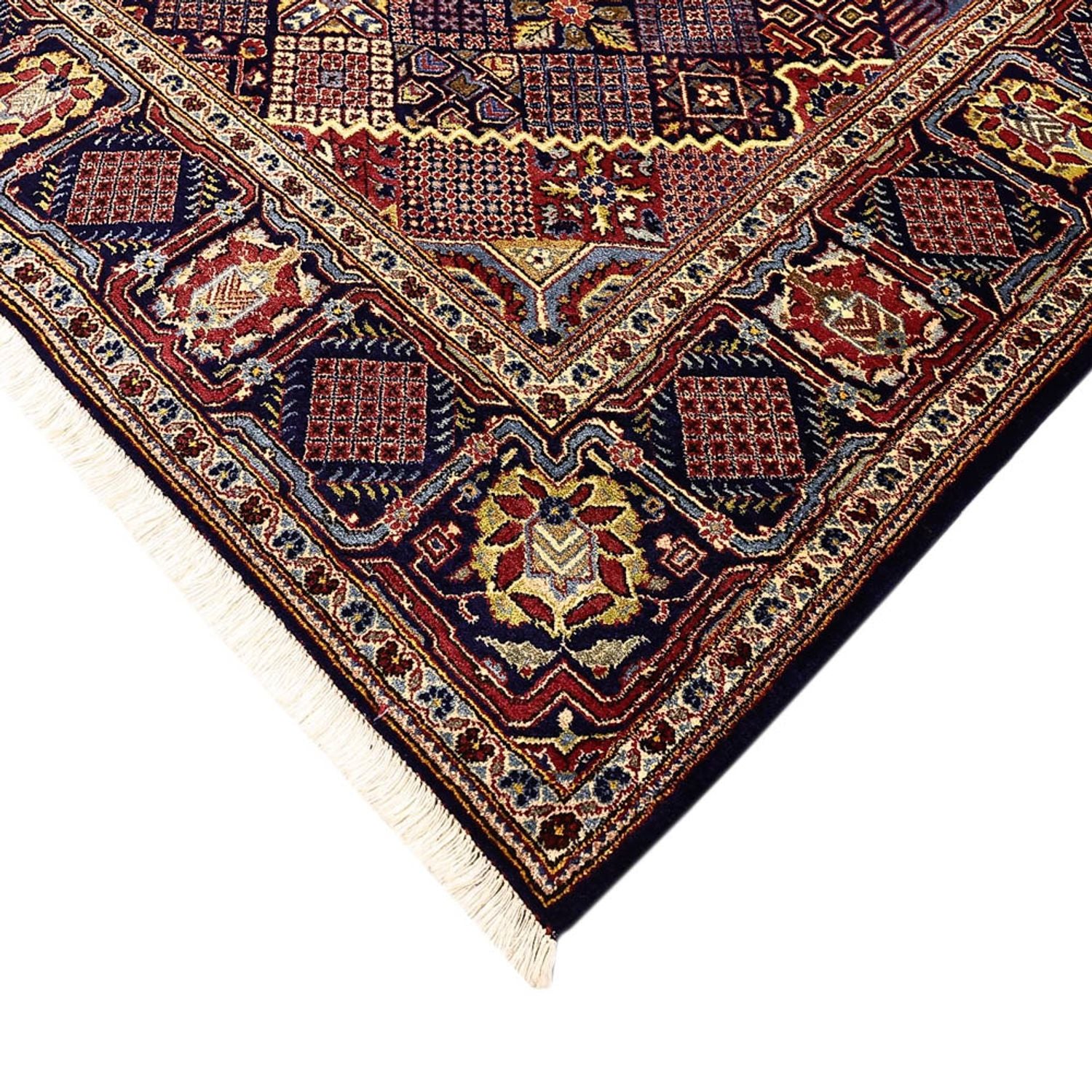 Tapis persan - Keshan - 211 x 143 cm - bleu foncé