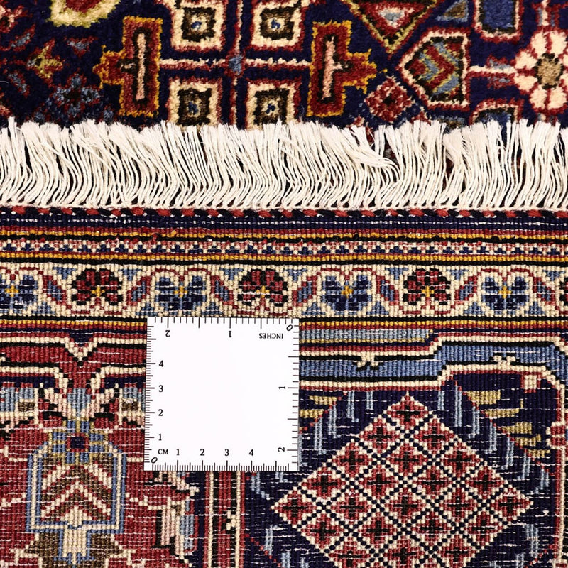 Tapis persan - Keshan - 211 x 143 cm - bleu foncé