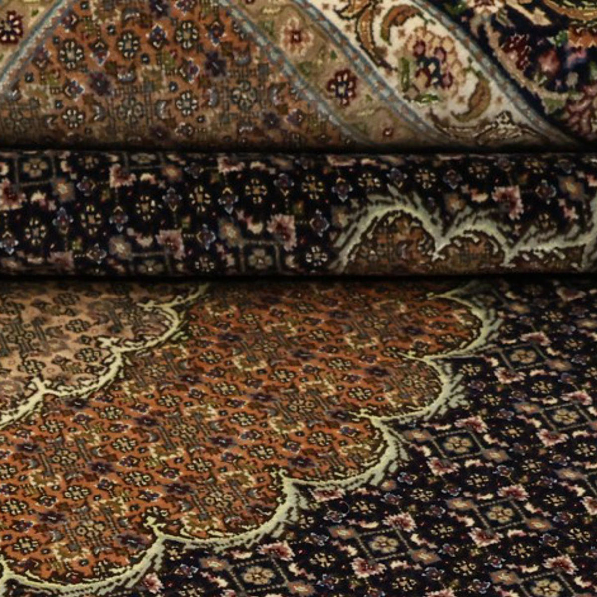 Tapis persan - Tabriz - 299 x 204 cm - beige foncé