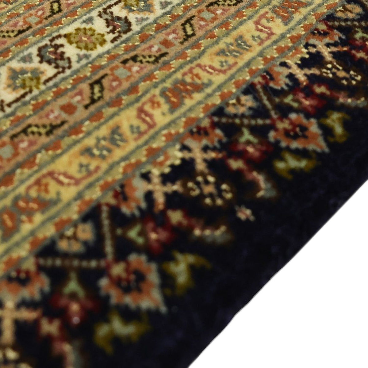 Tapis persan - Tabriz - Royal - Chaîne de soie - 362 x 251 cm - beige foncé