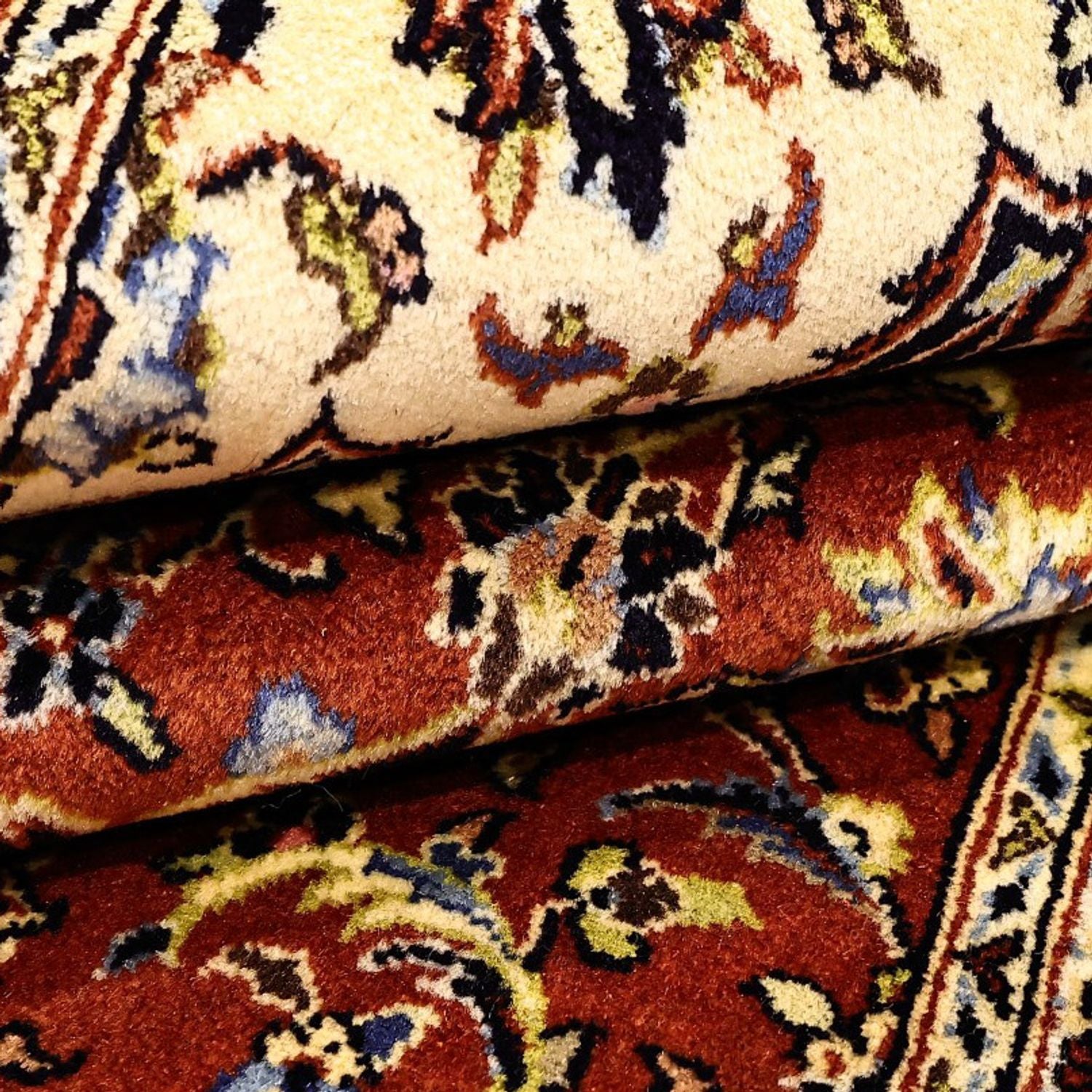 Tapis persan - Keshan - 215 x 138 cm - terracotta