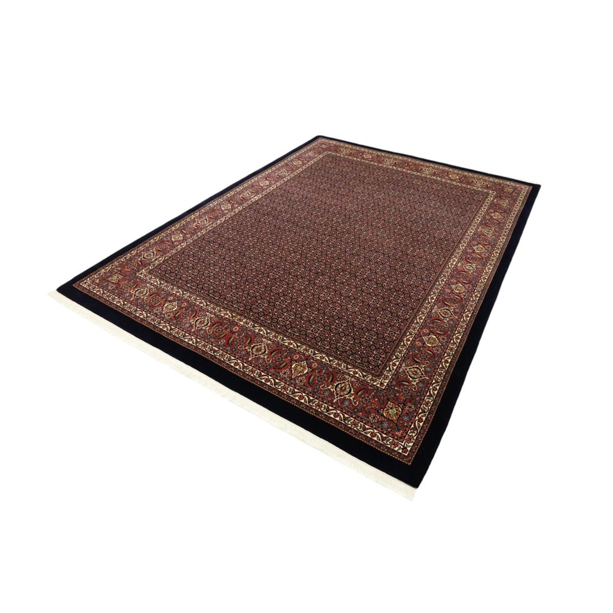 Tapis persan - Bidjar - 337 x 255 cm - bleu foncé