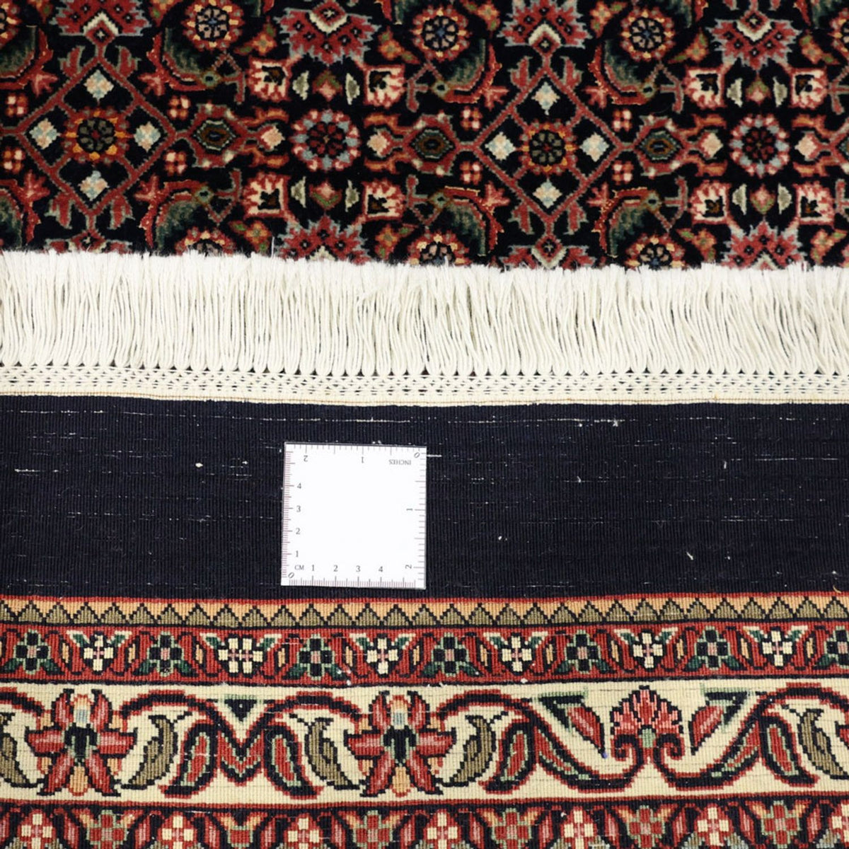 Tapis persan - Bidjar - 337 x 255 cm - bleu foncé