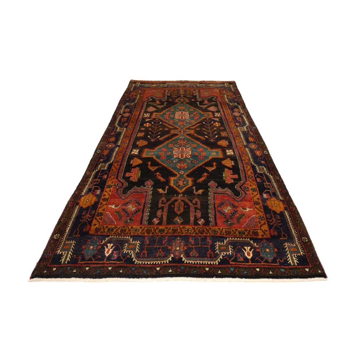 Tapis persan - Nomadic - 336 x 168 cm - multicolore