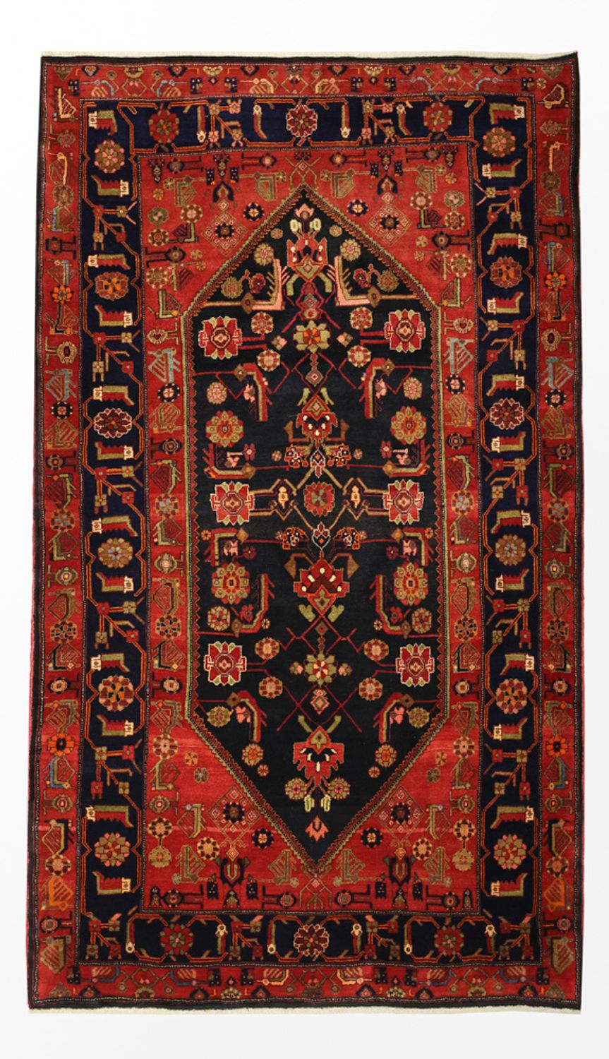 Tapis persan - Nomadic - 294 x 174 cm - rouge