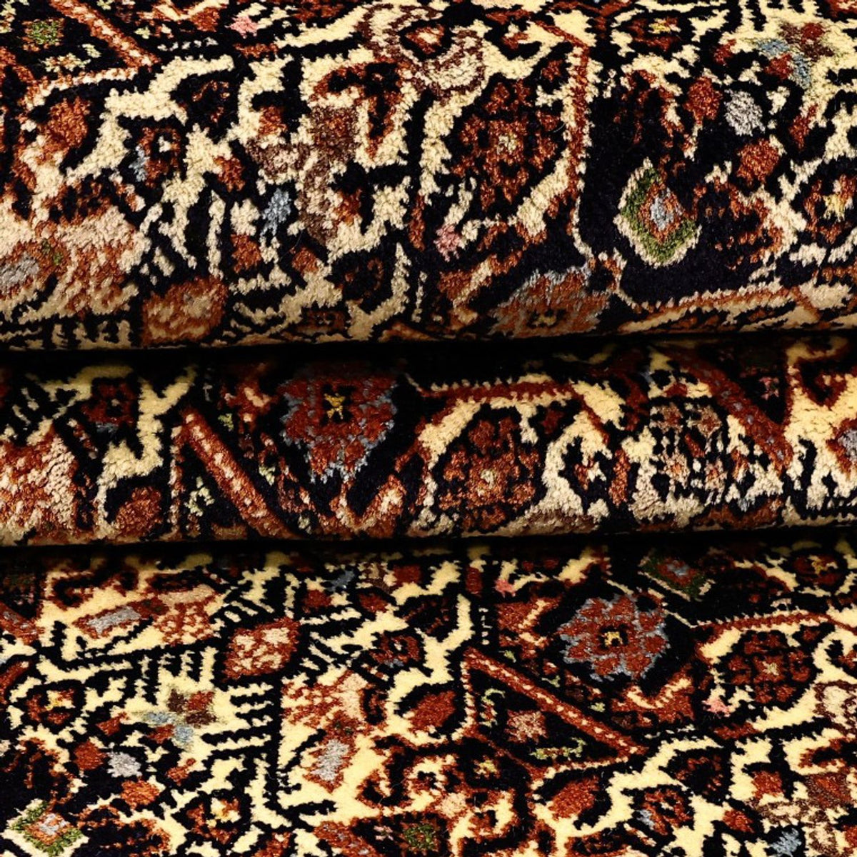 Tapis persan - Nomadic - 201 x 153 cm - beige foncé