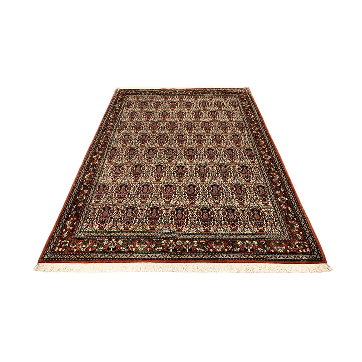 Tapis persan - Nomadic - 201 x 153 cm - beige foncé