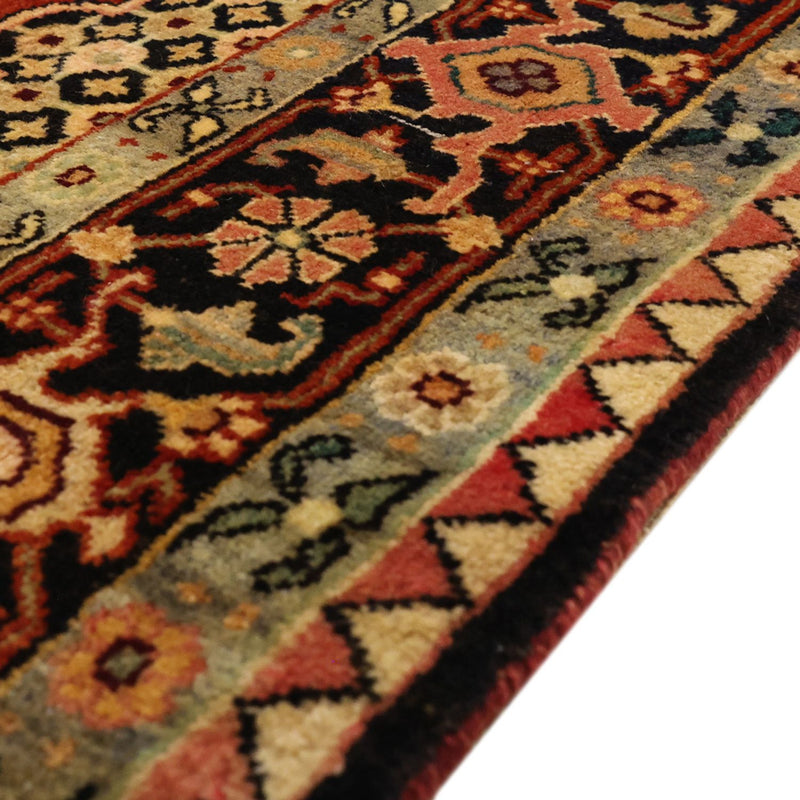 Tapis de couloir Tapis persan - Bidjar - 267 x 125 cm - rouge
