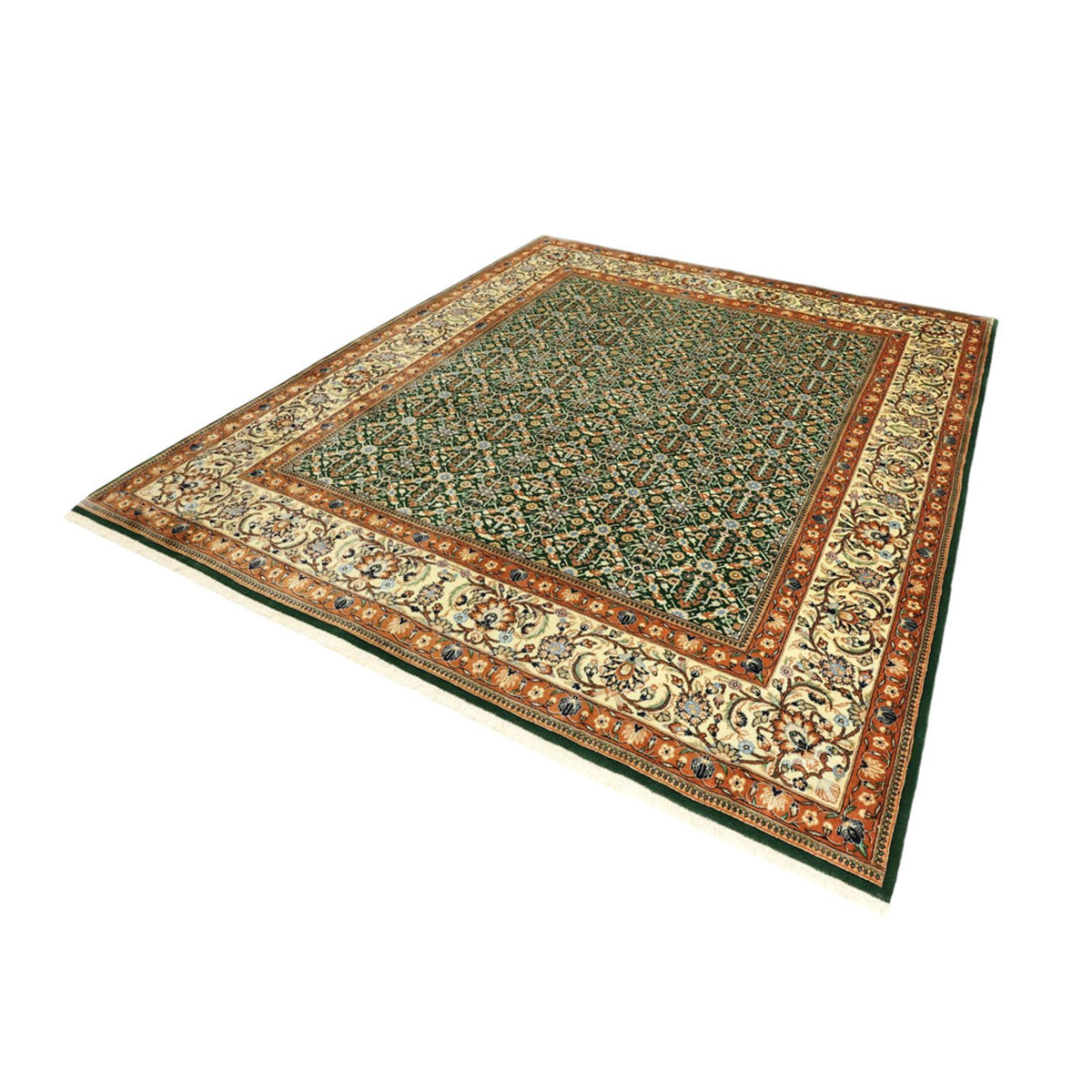 Tapis persan - Classique - 292 x 255 cm - vert