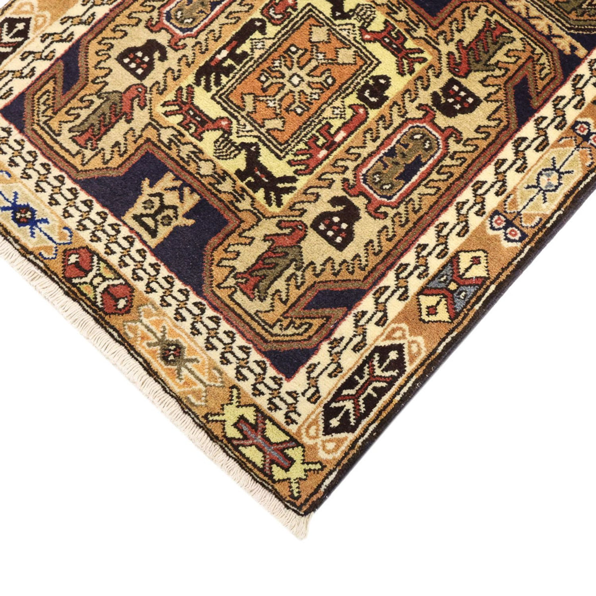 Tapis de couloir Tapis persan - Nomadic - 292 x 78 cm - beige foncé