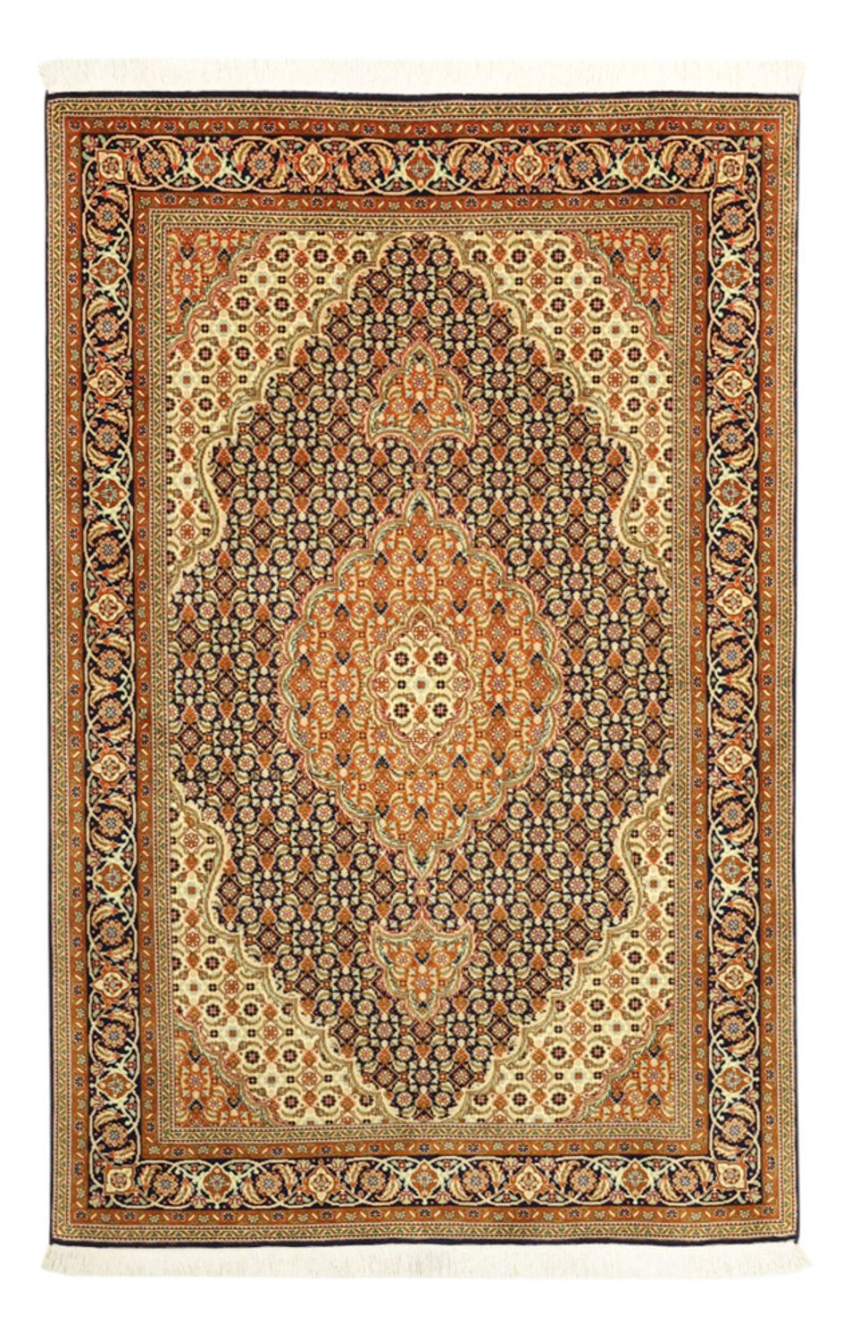 Tapis persan - Tabriz - Royal - Royal - 153 x 101 cm - beige foncé