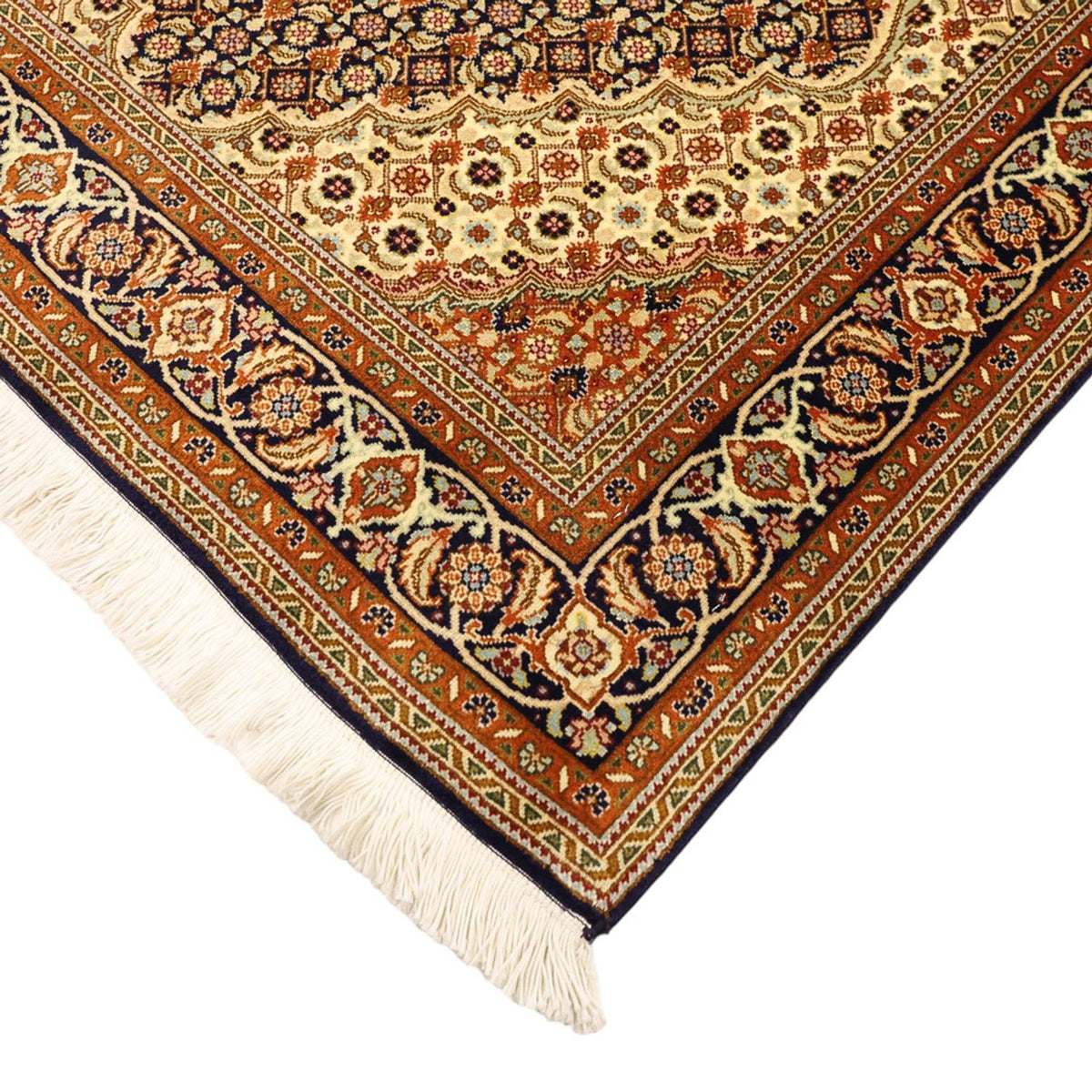 Tapis persan - Tabriz - Royal - Royal - 153 x 101 cm - beige foncé