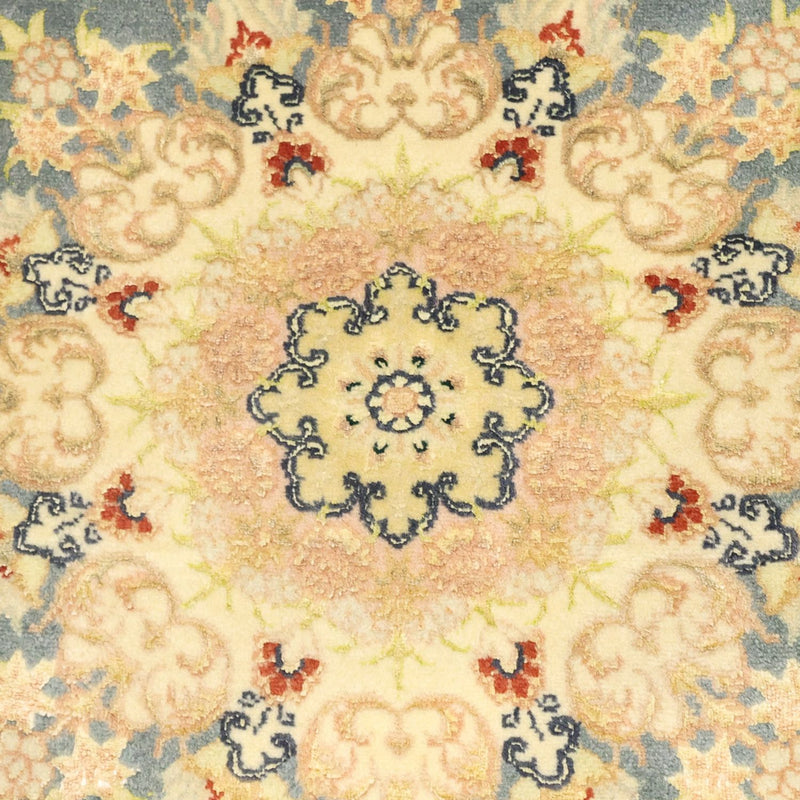 Tapis persan - Tabriz - 119 x 81 cm - bleu clair