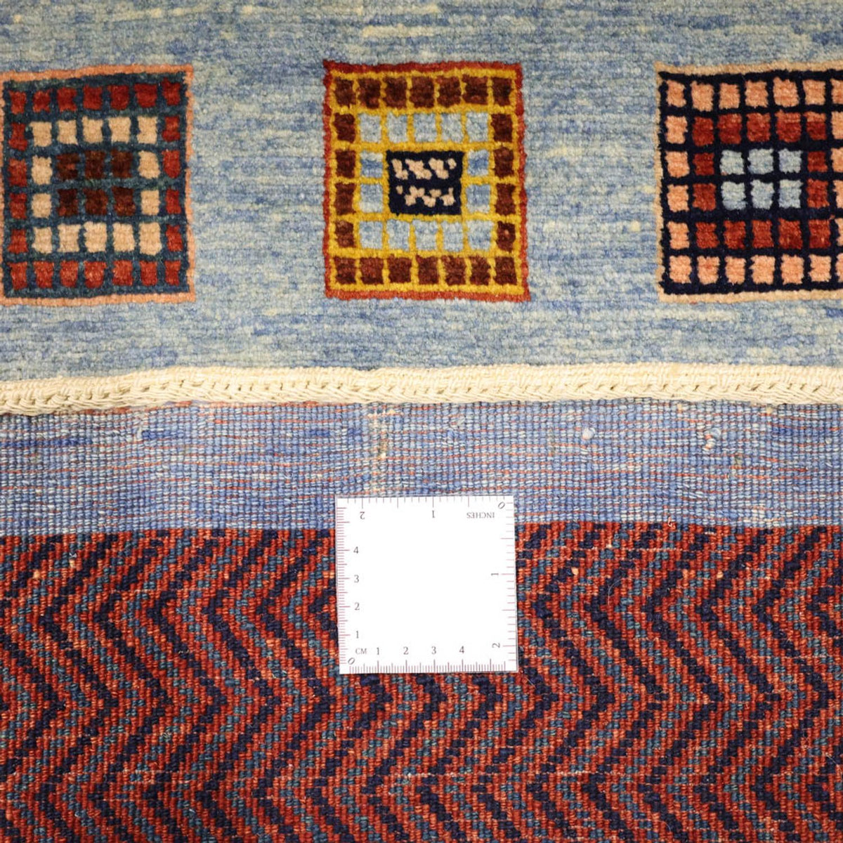 Tapis Gabbeh - Loribaft Persan - 159 x 103 cm - multicolore