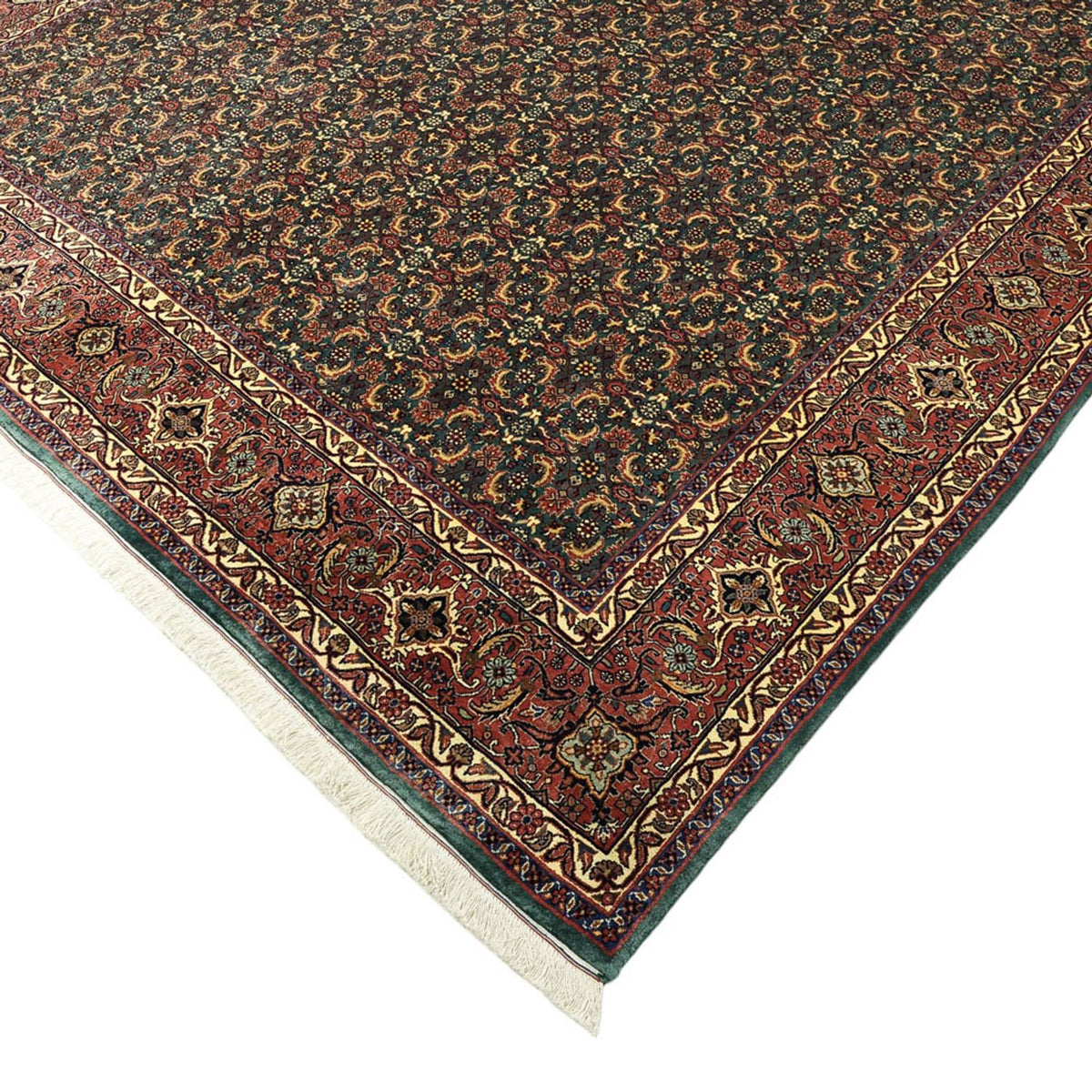 Tapis persan - Bidjar - Royal - 301 x 203 cm - bleu foncé