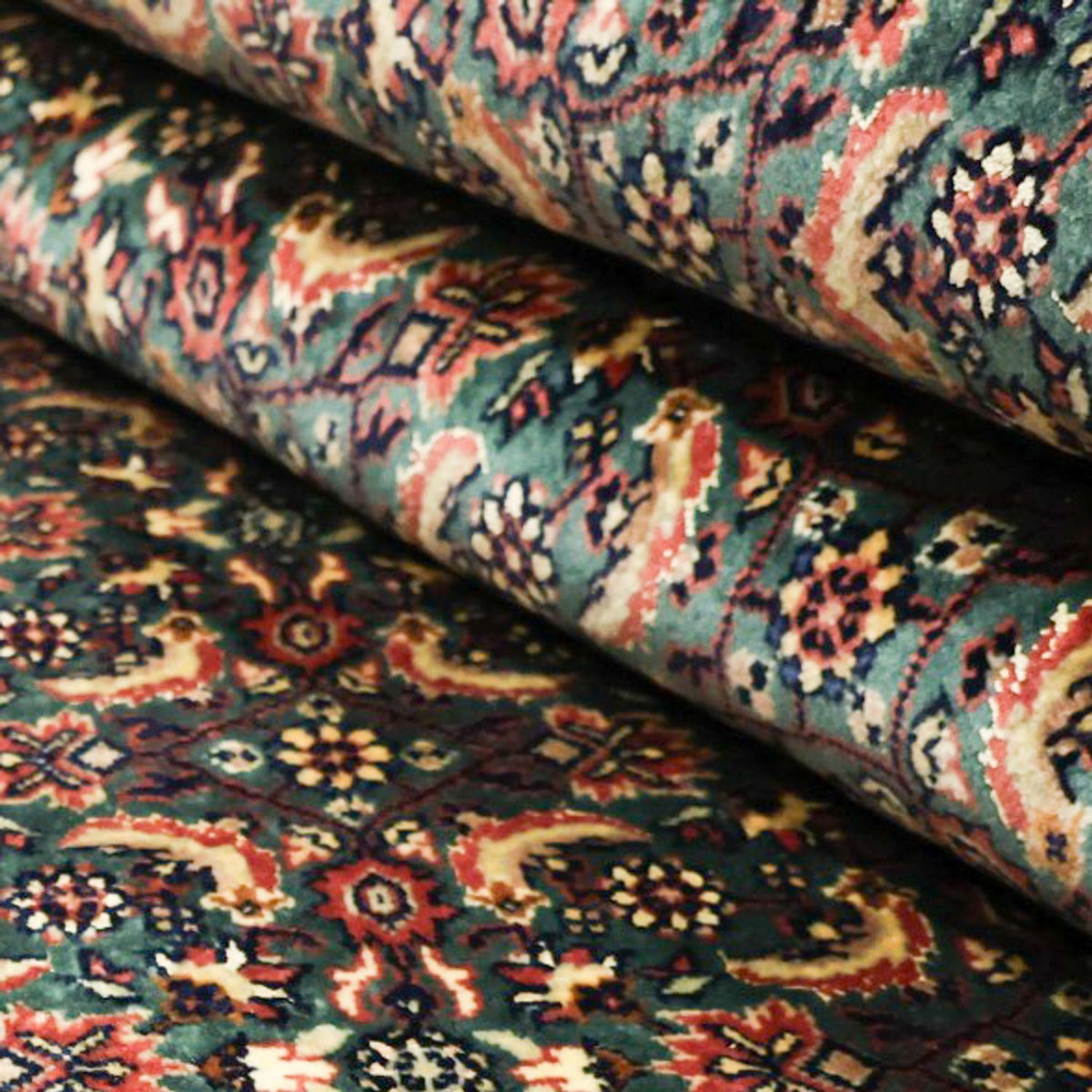 Tapis persan - Bidjar - Royal - 301 x 203 cm - bleu foncé