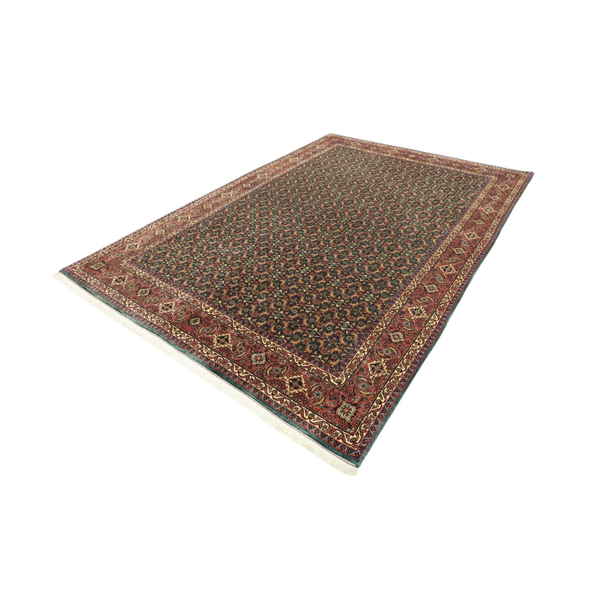 Tapis persan - Bidjar - Royal - 301 x 203 cm - bleu foncé