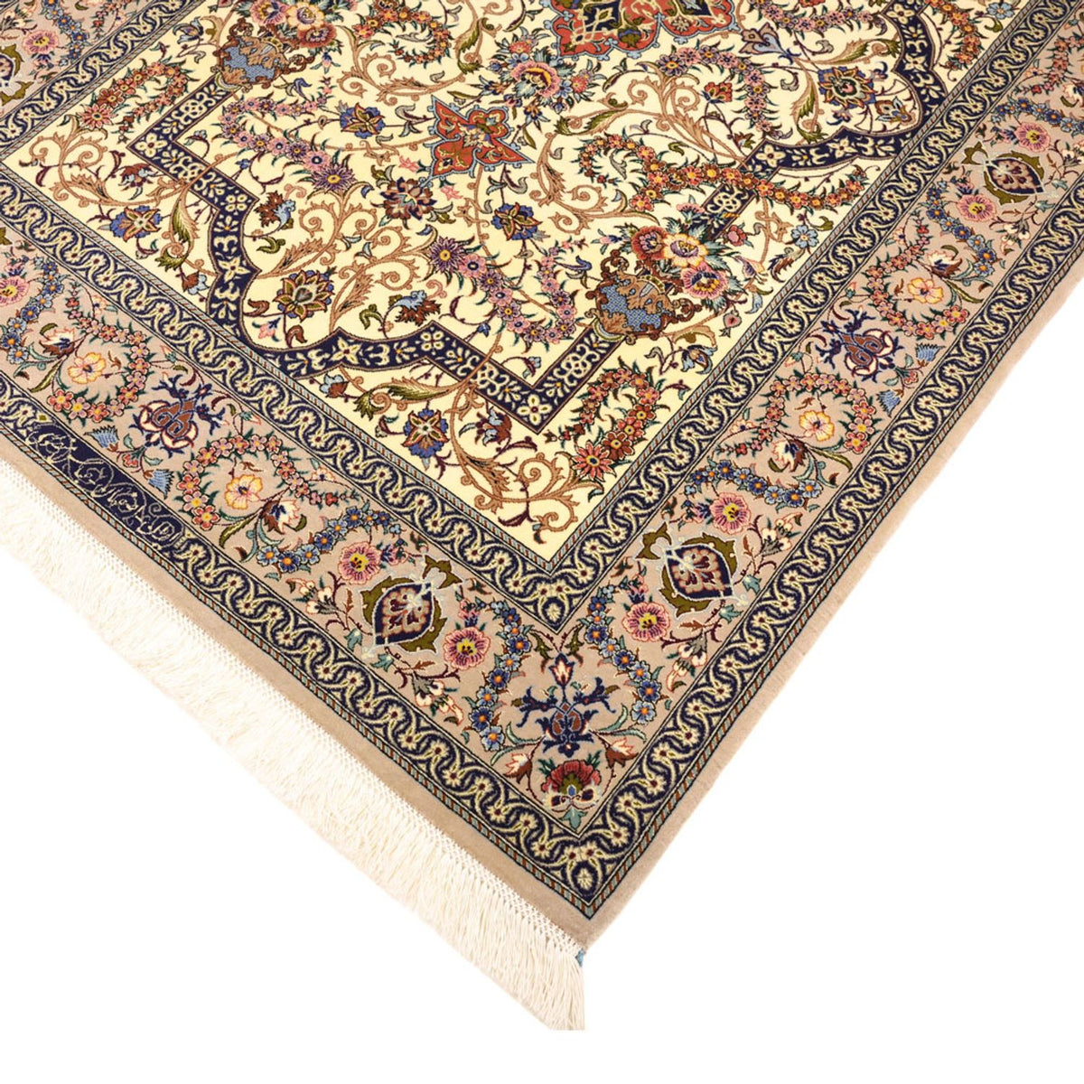 Tapis persan - Isfahan - Premium - 171 x 111 cm - beige foncé