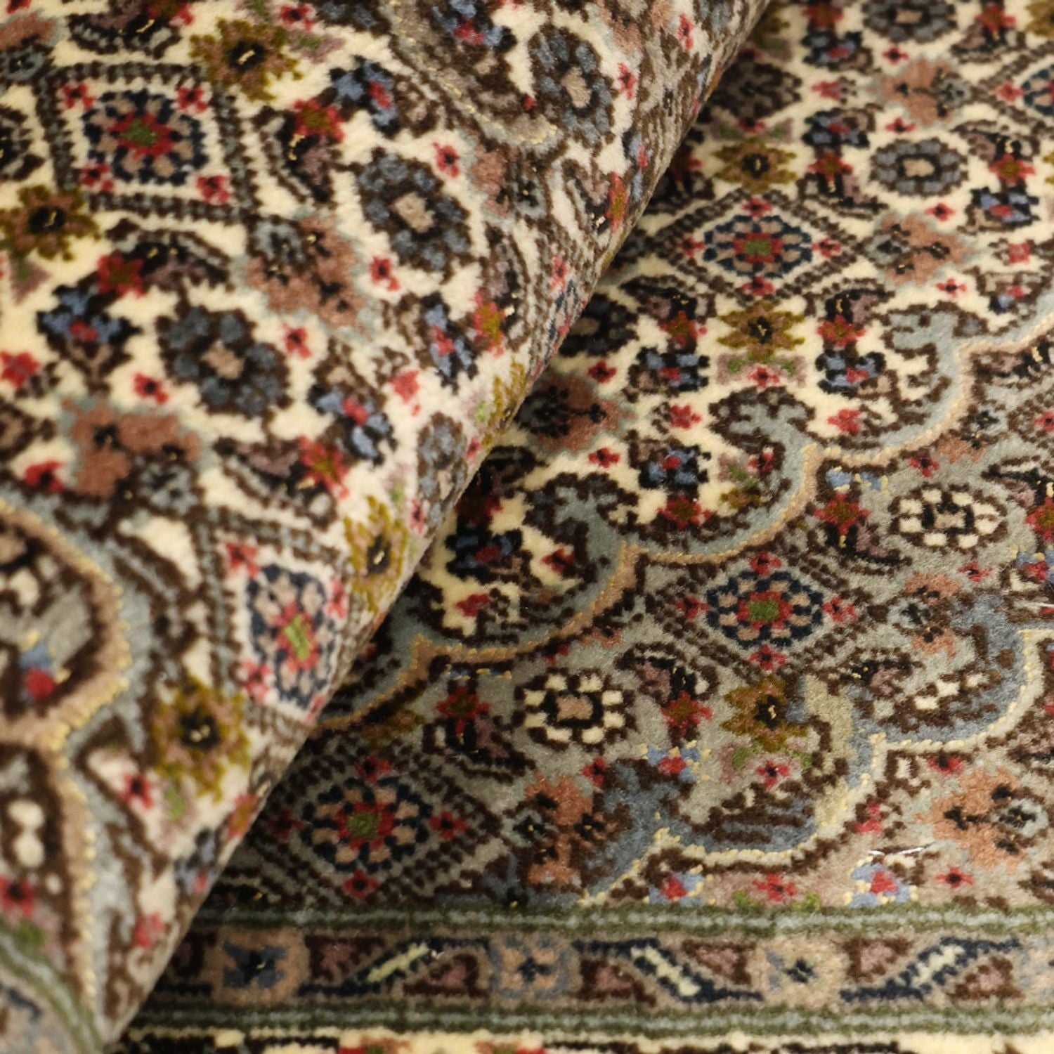 Tapis persan - Tabriz - Royal - 92 x 59 cm - beige foncé