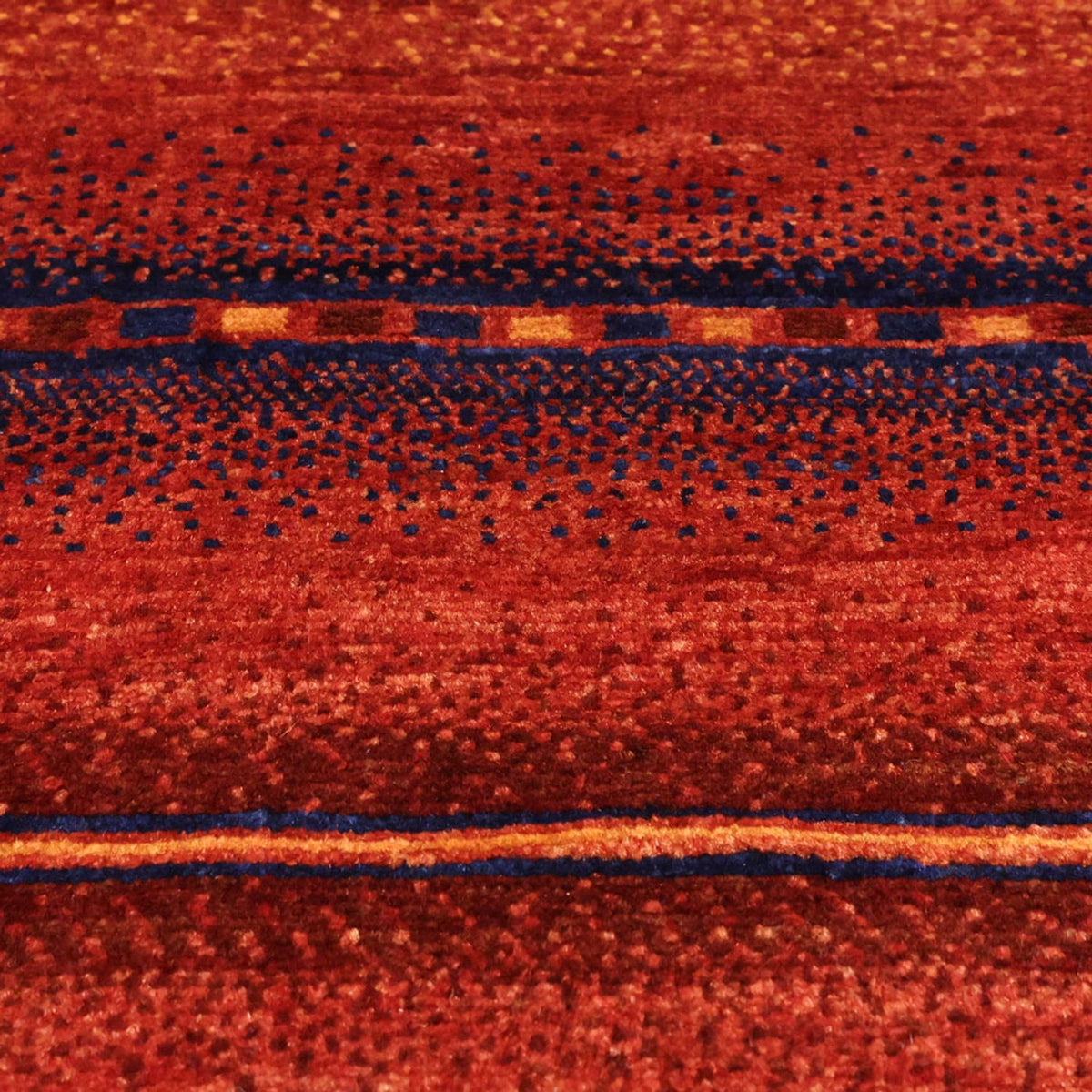 Tapis Gabbeh - Persan Kashkuli carré  - 119 x 101 cm - multicolore