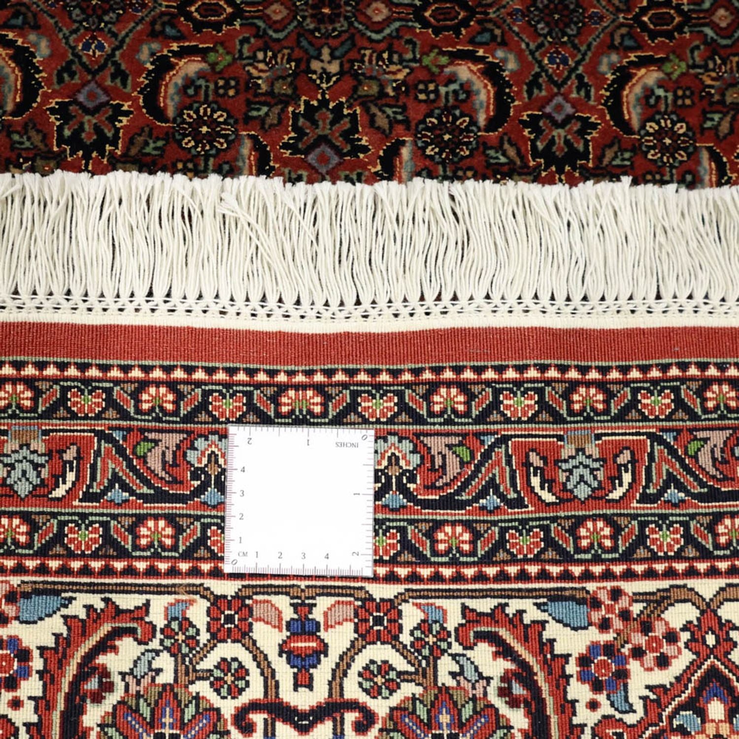 Tapis persan - Bidjar - Royal - 350 x 256 cm - rouge foncé