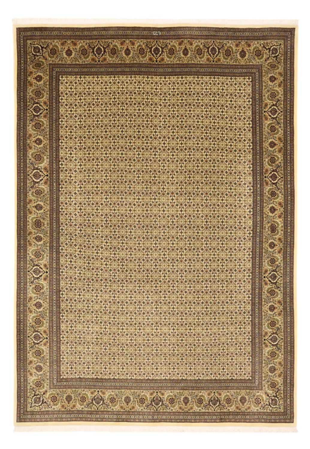 Tapis persan - Tabriz - Royal - Royal - 289 x 200 cm - beige foncé