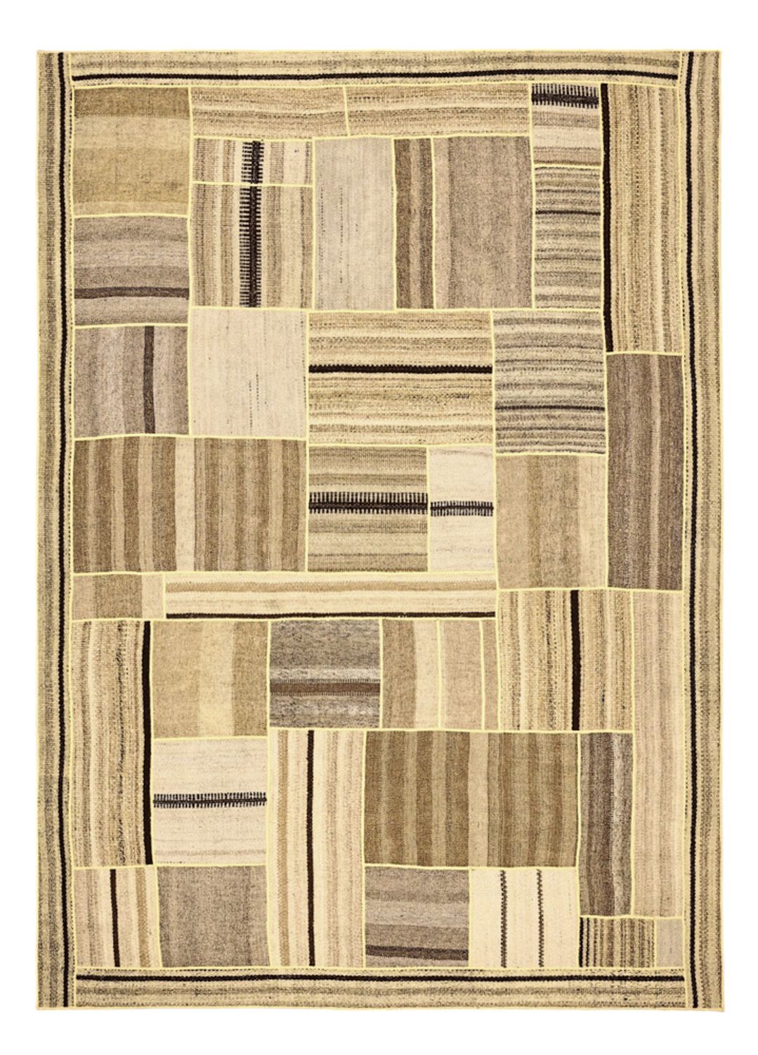 Tapis Kelim - Oriental - 234 x 172 cm - beige foncé