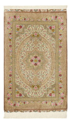 Tapis persan - Ghom - Royal - 165 x 101 cm - beige clair