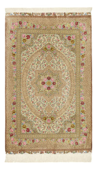 Tapis persan - Ghom - Royal - 165 x 101 cm - beige clair
